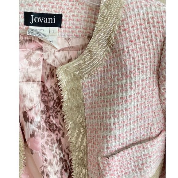 Jovani Jacket Light Pink - Picture 2 of 4